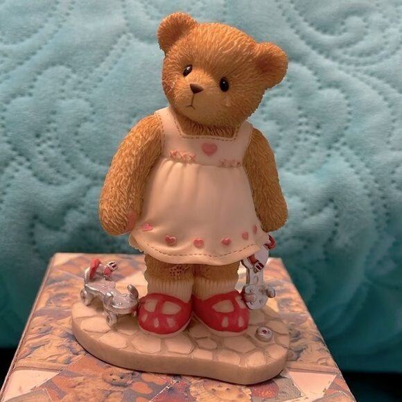 Enesco Cherished Teddies "Dawn" Roller Skating Girl Figurine 1999 Collectible Tr - Picture 2 of 10